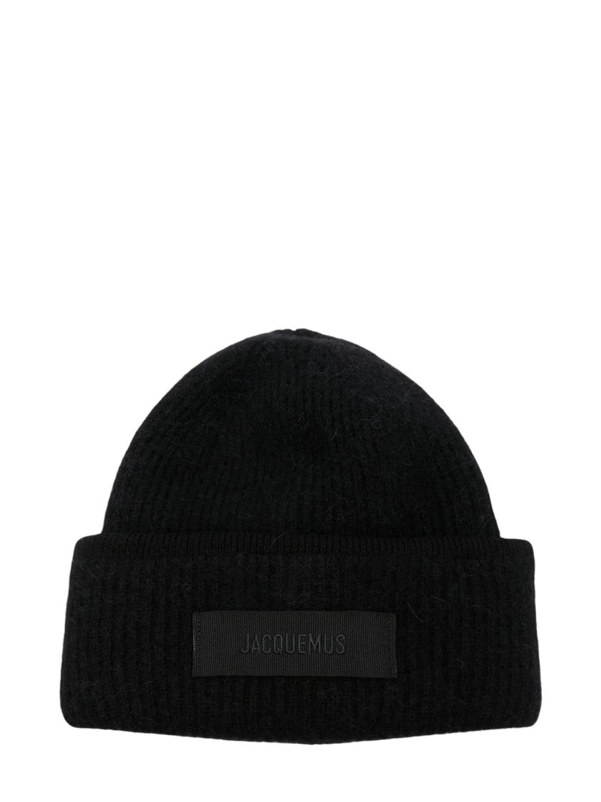 Jacquemus The Gros Grain Ribbed Knit Folded Cuff Beanie