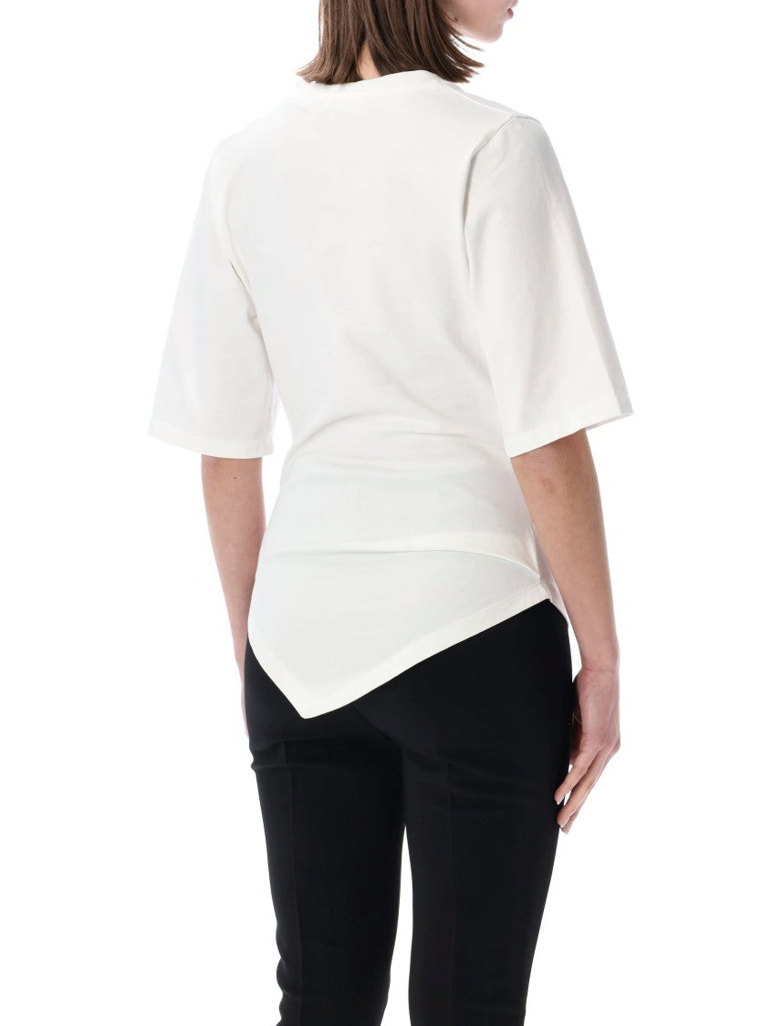 Róhe Asymmetrical Twisted Organic Cotton Tee