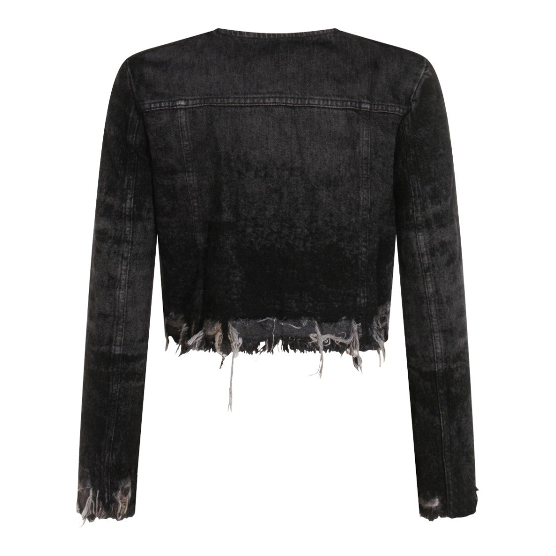 Diesel Black Cotton Denim Jacket