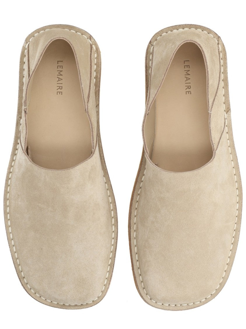 Lemaire Minimalist Soft Suede Cowhide Lining Loafers