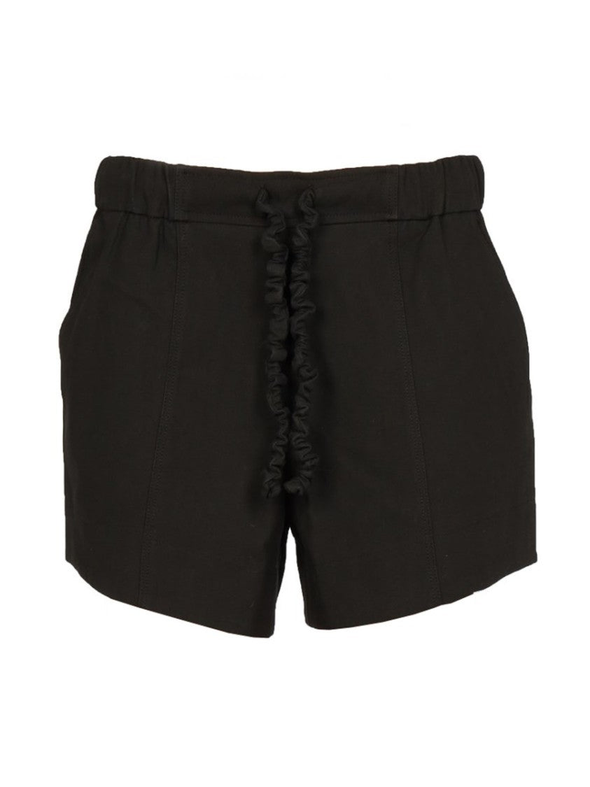 Ganni Ruffled Elastic Waistband Shorts