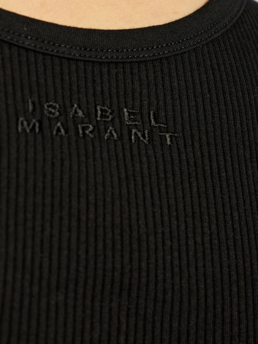 Isabel Marant Thea Tee Shirt Ribbed Scoop Tank