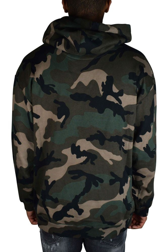 Valentino Garavani Camouflage Hooded Sweatshirt With Drawstring