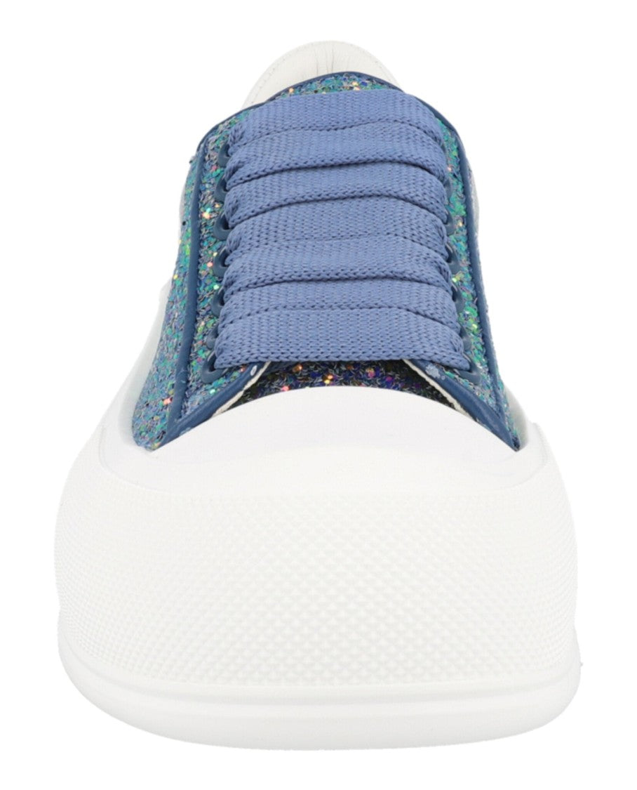 Alexander Mcqueen Glitter Low-Top Sneakers