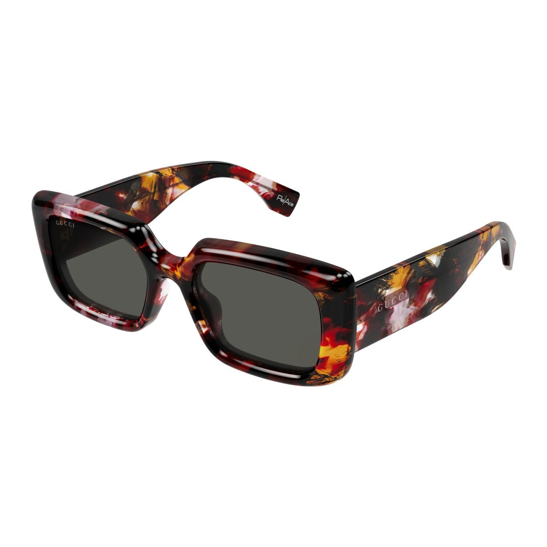 Gucci Gg1906s Oversized Tortoiseshell Sunglasses