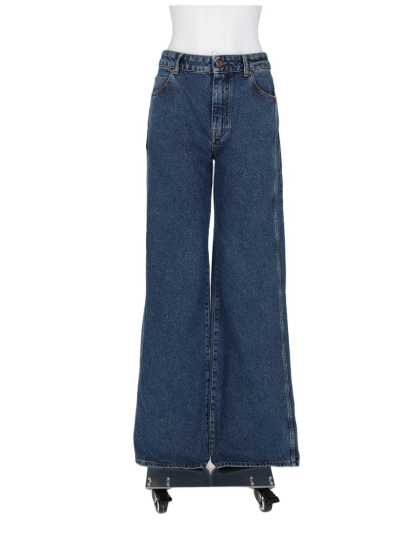 Balmain Straight-Leg Classic Five-Pocket Cotton Jeans