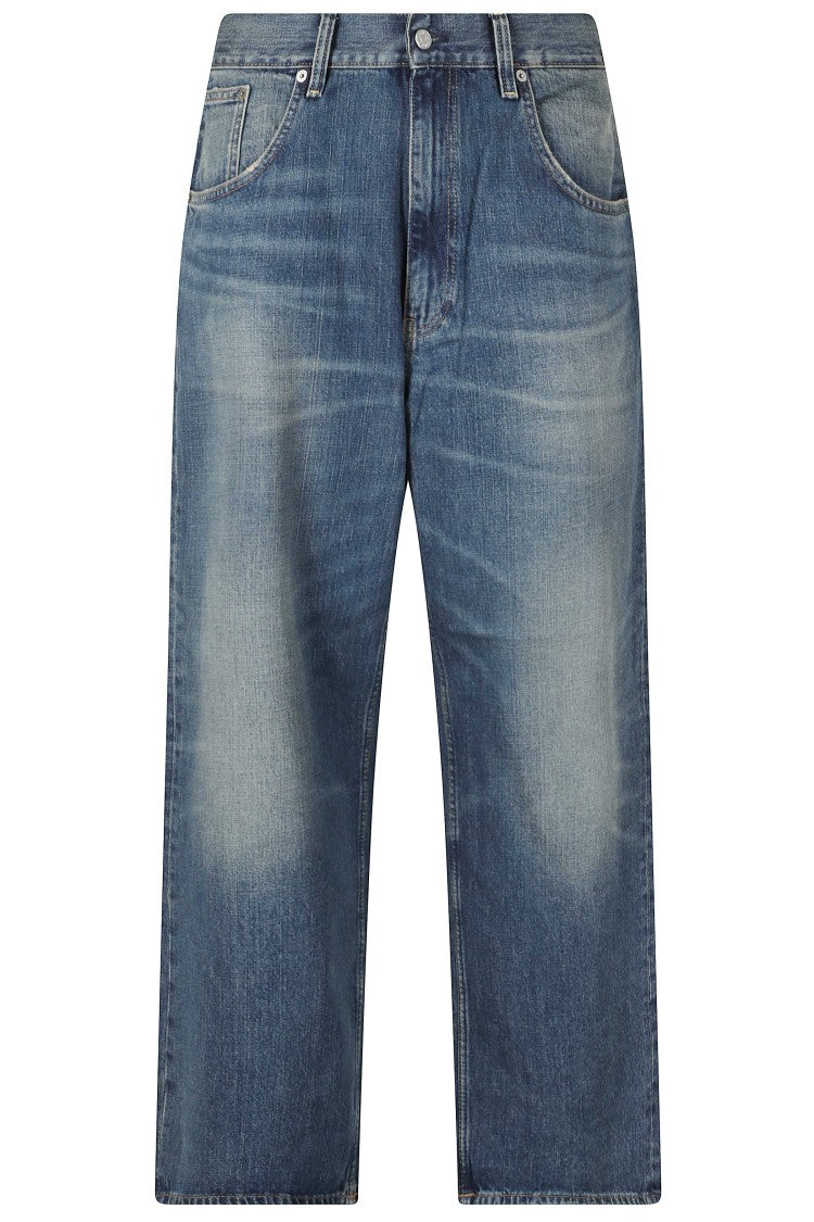 Sunflower Blue Super Wide-Leg Cotton Jeans
