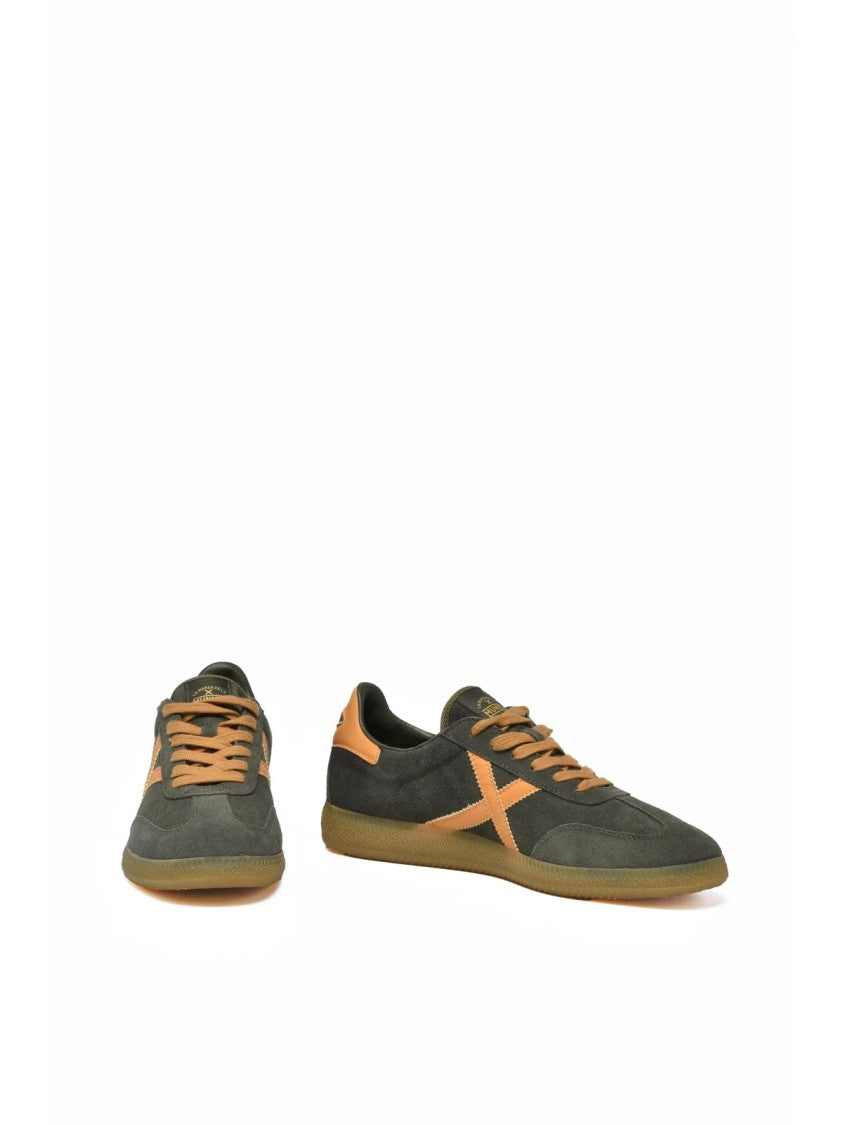 Munich Green Suede Classic Sneakers