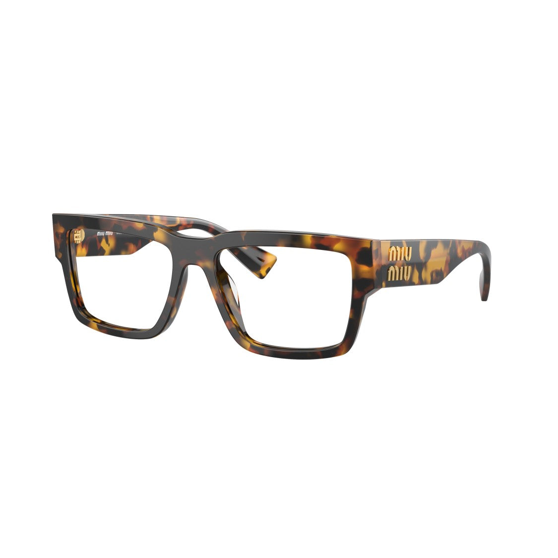 Miu Miu 0Mu 02Xv Oversized Square Frame Tortoiseshell Acetate Sunglasses