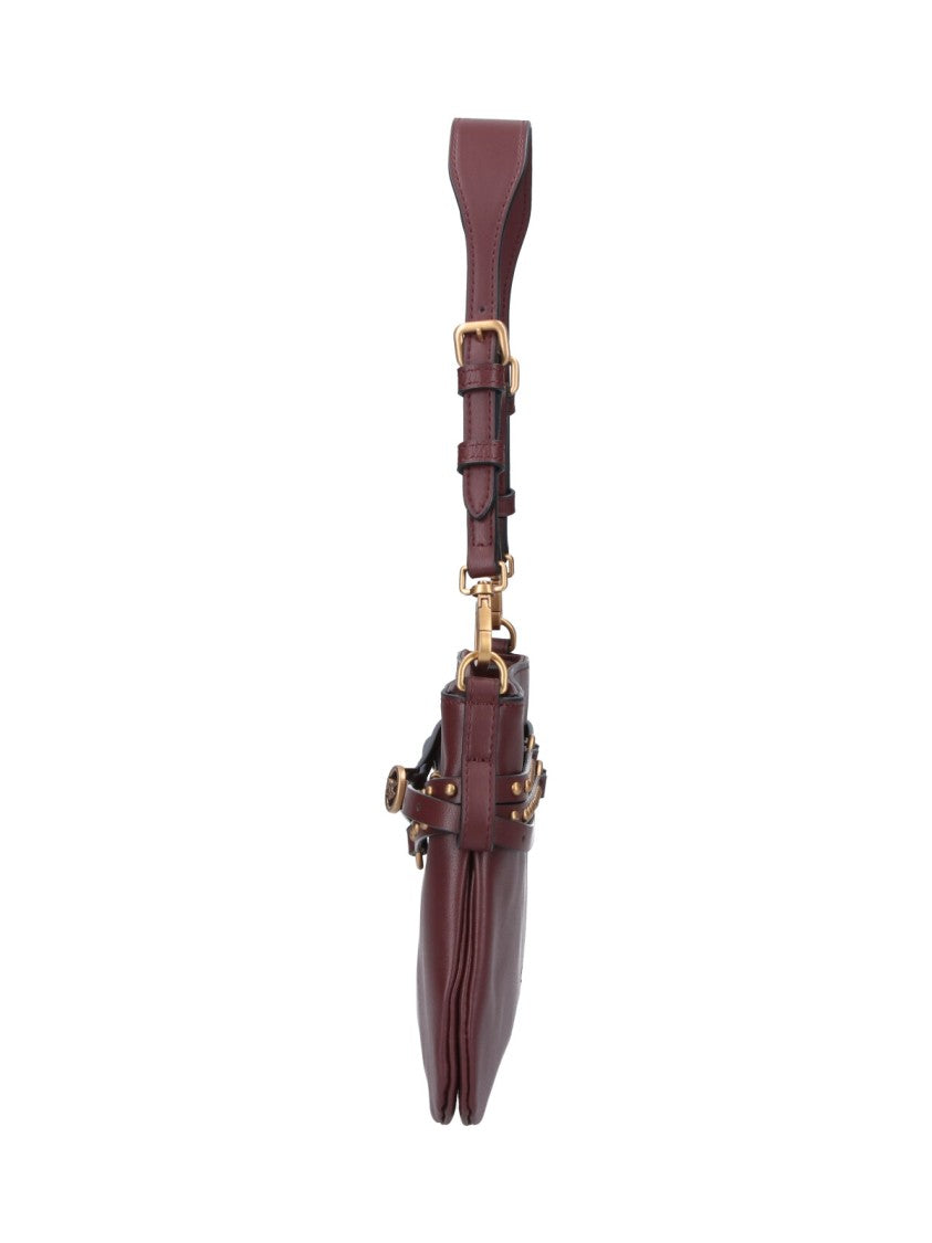 Pinko Burgundy Medium Belt Shoulder Bag