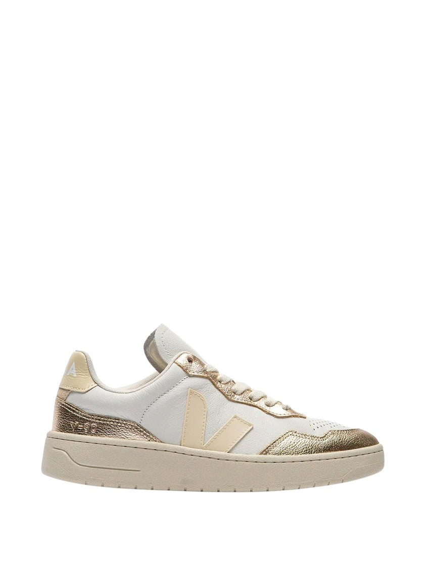 Veja Low-Top Sneaker With Metallic Accents And Signature Logo
