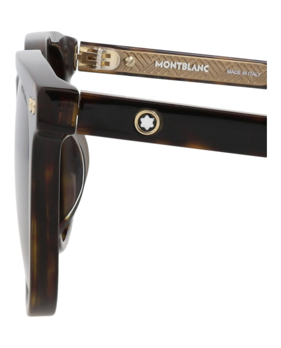 Montblanc Square-Frame Recycled Acetate Sunglasses