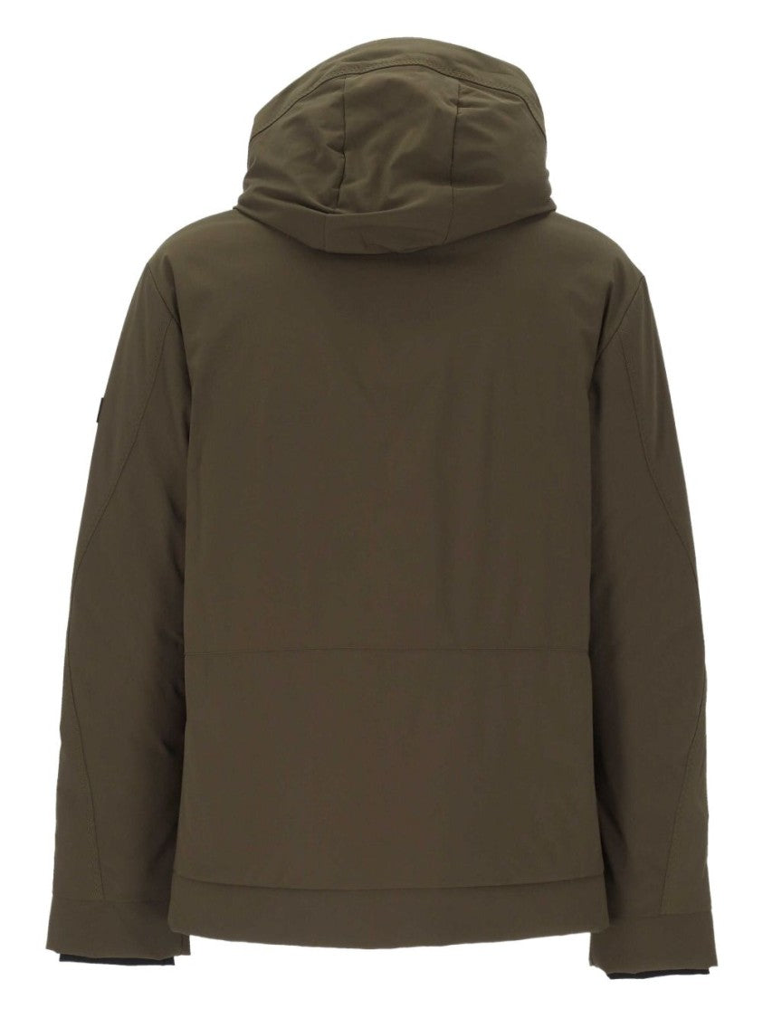 Peuterey Olive Green Jacket With Adjustable Hood