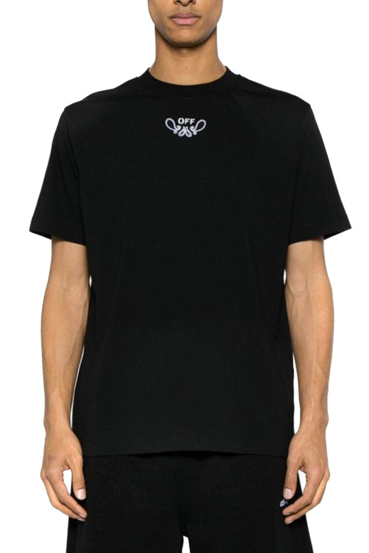Off-White Black Cotton T-Shirt