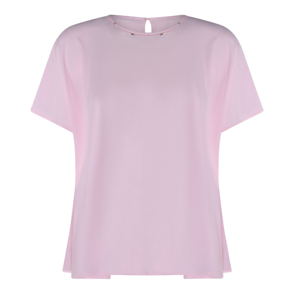 Fabiana Filippi Pink Silk-Blend Top