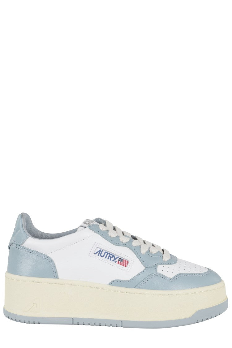 Autry Platform Sneakers With Leather Upper
