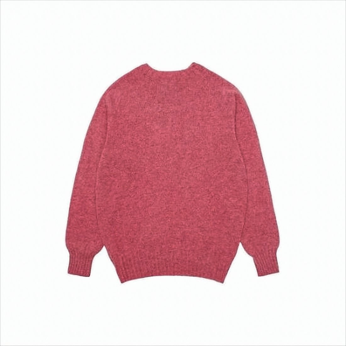 Howlin Textured Knit Crewneck Sweater In Muted Rose