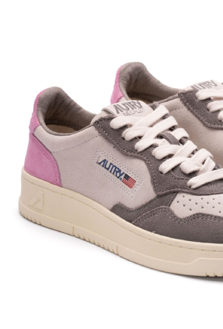 Autry White/Multicolor Medalist Low Low-Top Sneakers