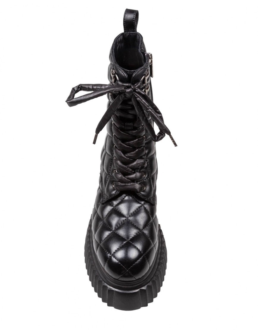 Agl Quilted Leather Softy Lowboot Ankle Boot