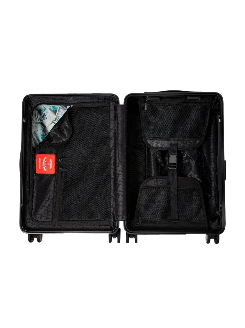 Sprayground Brown Sharks In Paris Wtf Bubble Check Carry-On