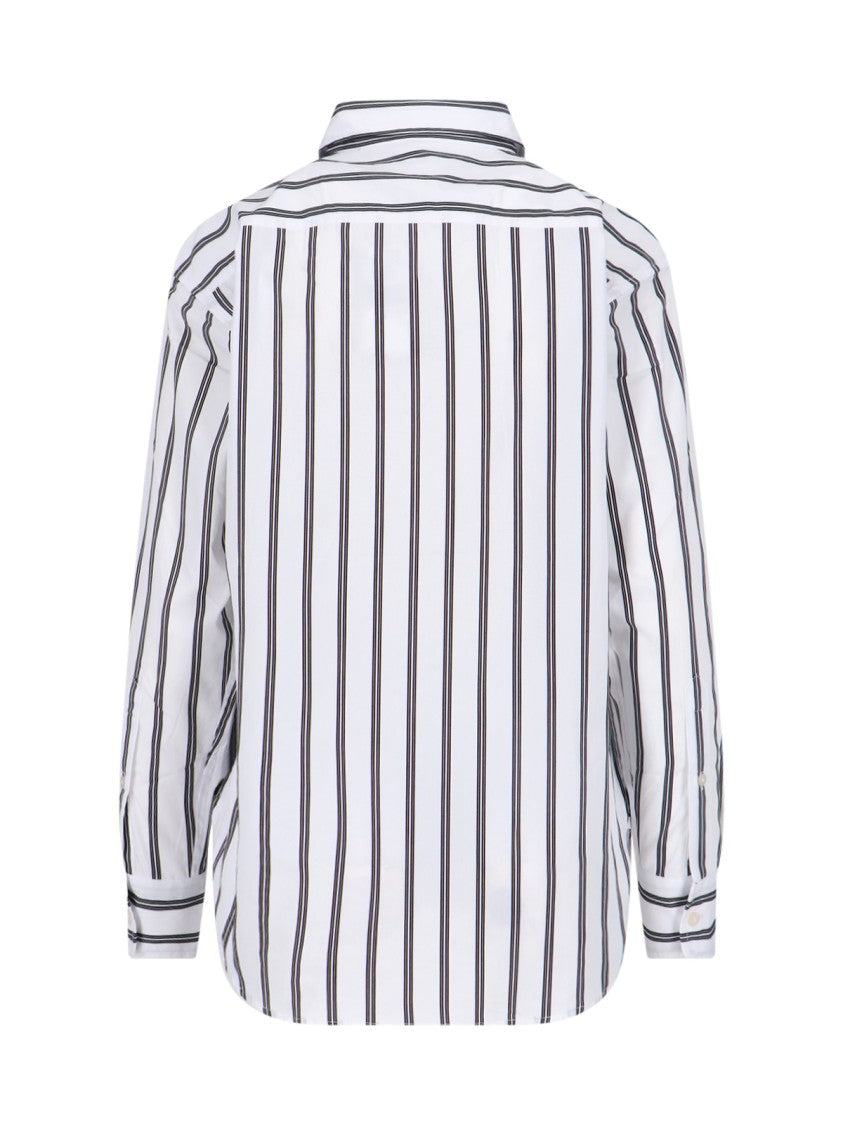 Polo Ralph Lauren Beaded Shirt – White/Striped