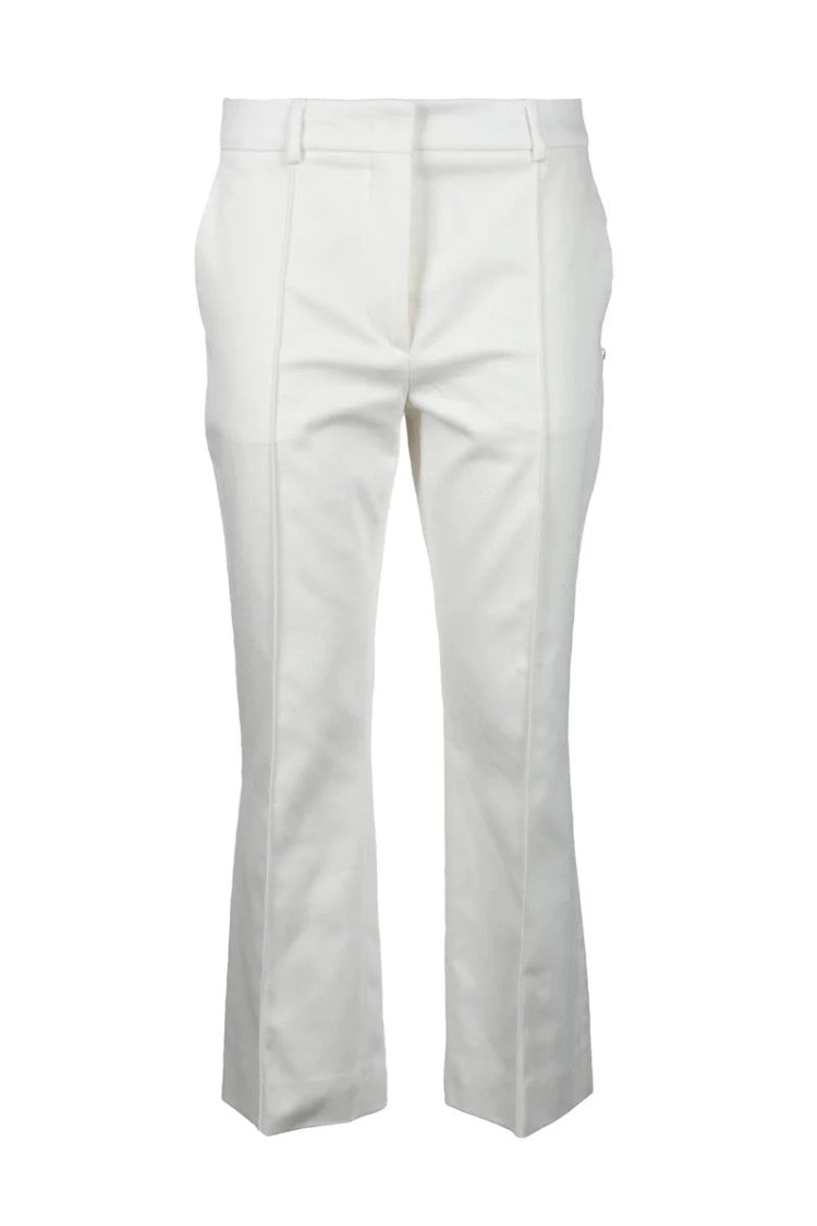 Sportmax Tailored Cropped Trousers With Flared Hem