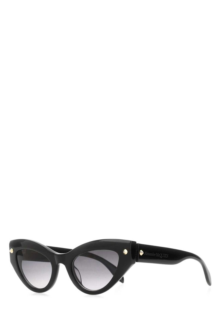 Alexander Mcqueen Black Acetate Spike Studs Sunglasses