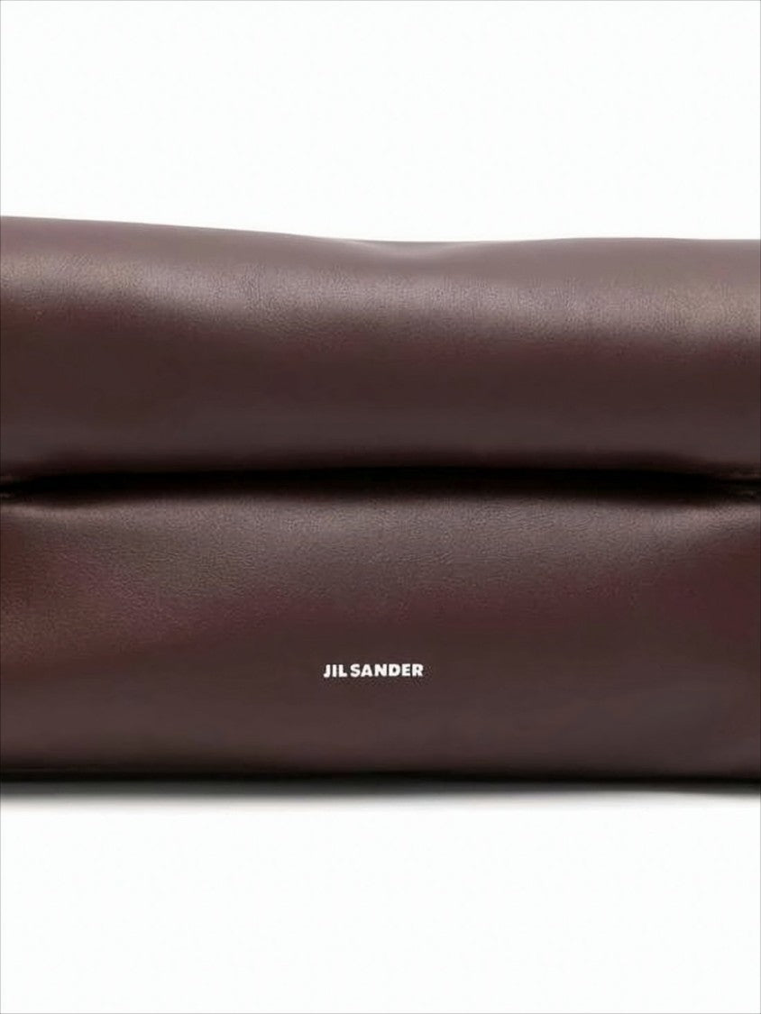 Jil Sander Elongated Crossbody Bag With Fold-Over Top Closure