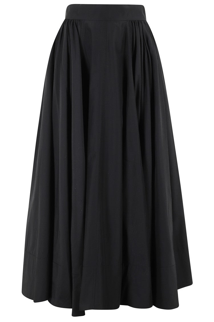 The Andamane Tiered Maxi Skirt In Lightweight Cotton Taffeta