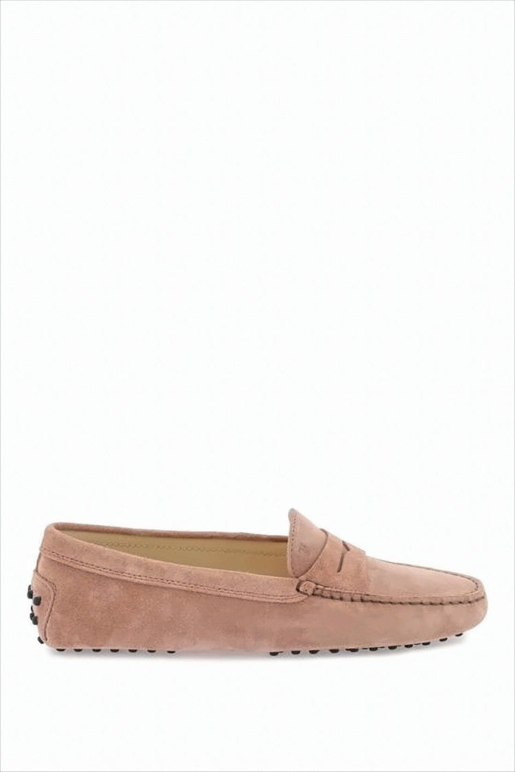 Tod's Penny Strap Suede Loafers