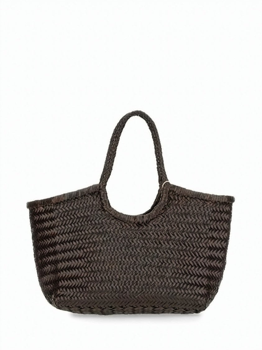 Dragon Diffusion Woven Calf Leather Shoulder Bag