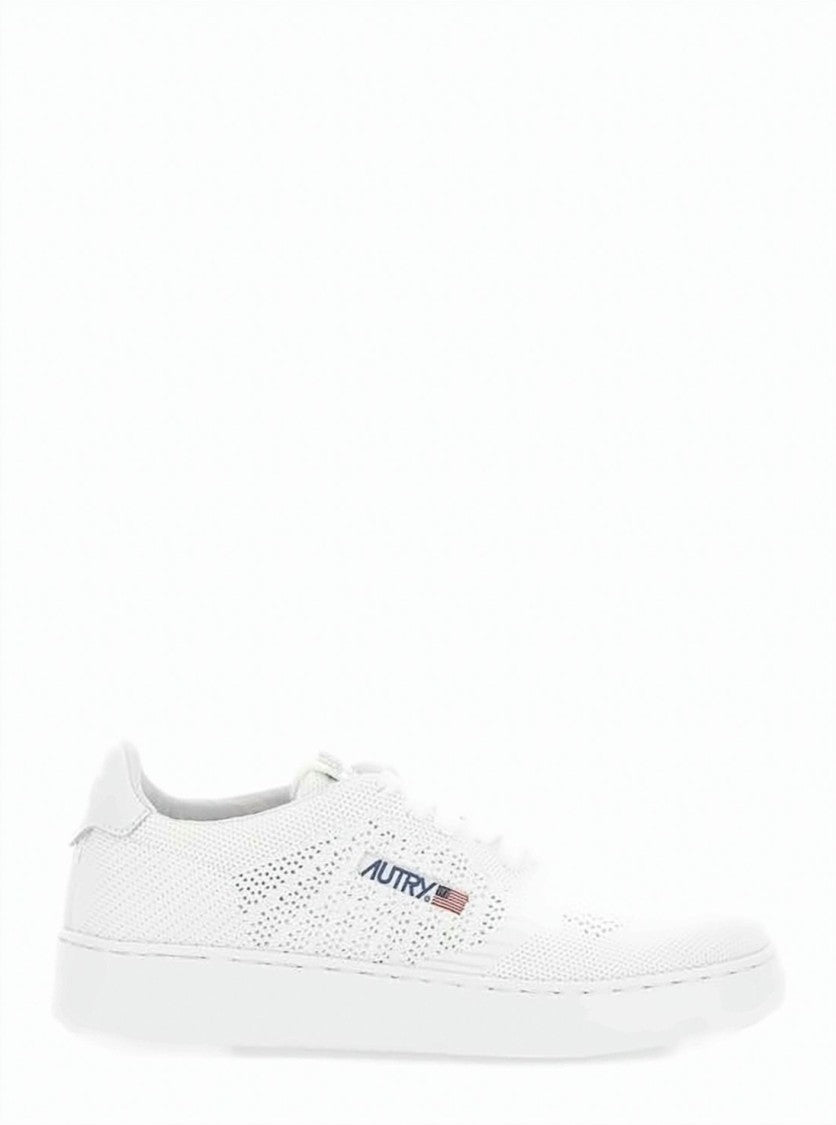 Autry Perforated Low-Top Sneakers With Subtle Branding