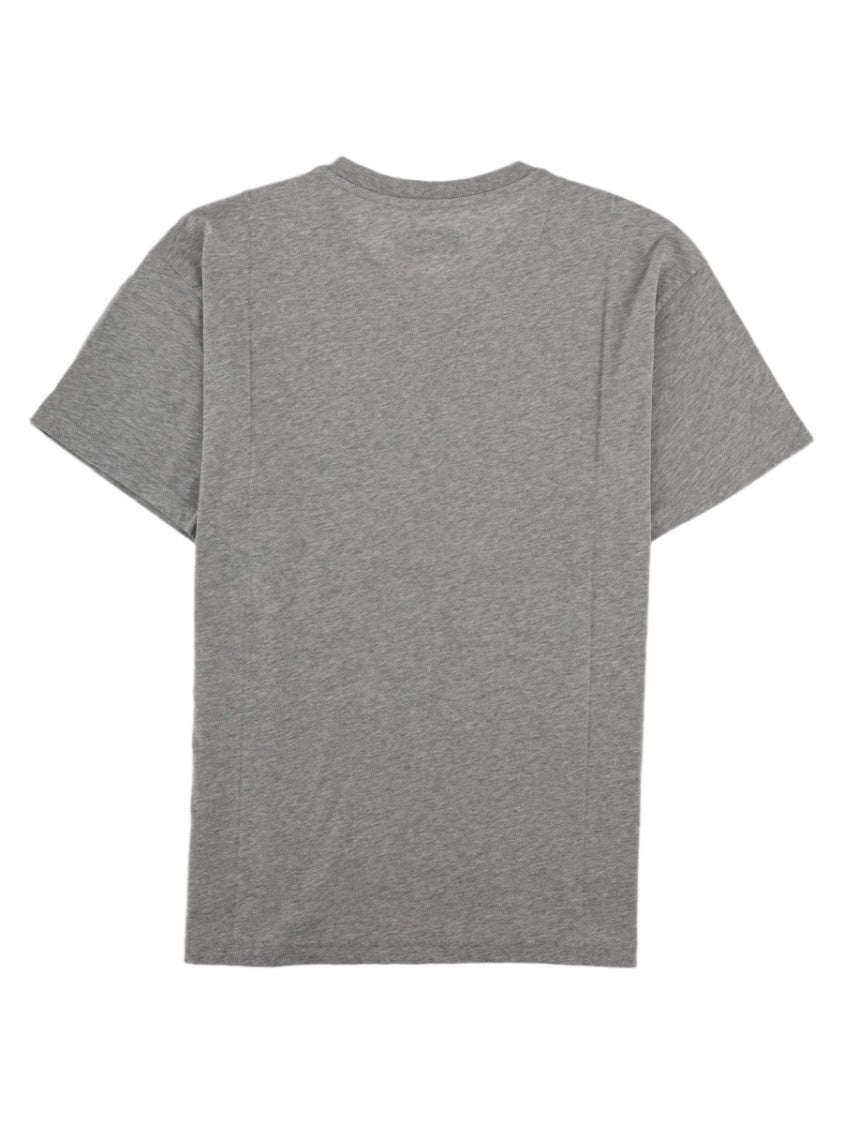 Vivienne Westwood Grey Heathered Embroidered Cotton T-Shirt