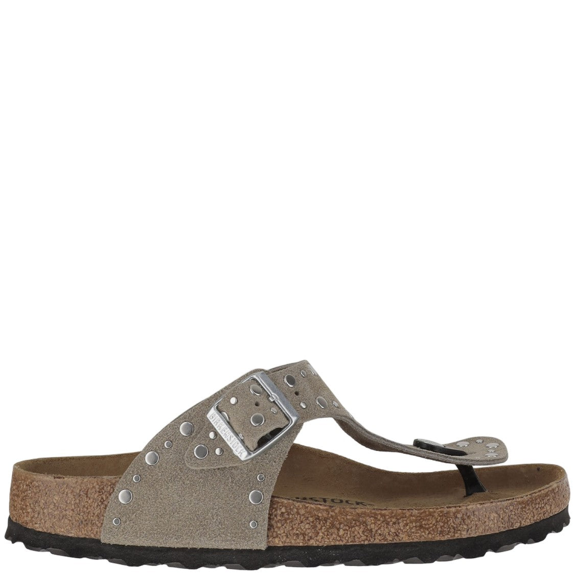 Birkenstock Gizeh Rivet Sandals In Suede Leather
