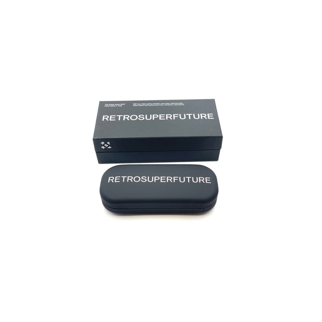 Retrosuperfuture Black Numero 127 Acetate Pilot Eyeglasses