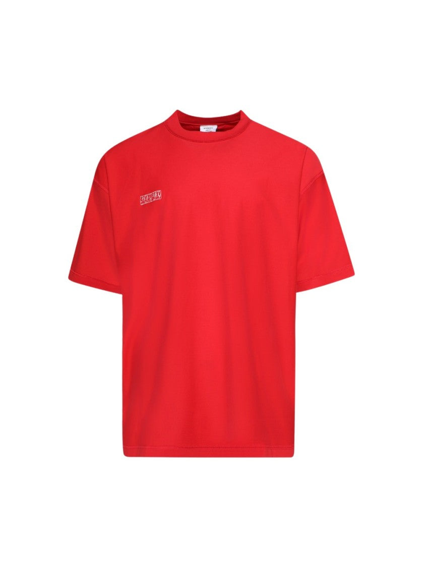 Vetements Inside Out Label Tee Red