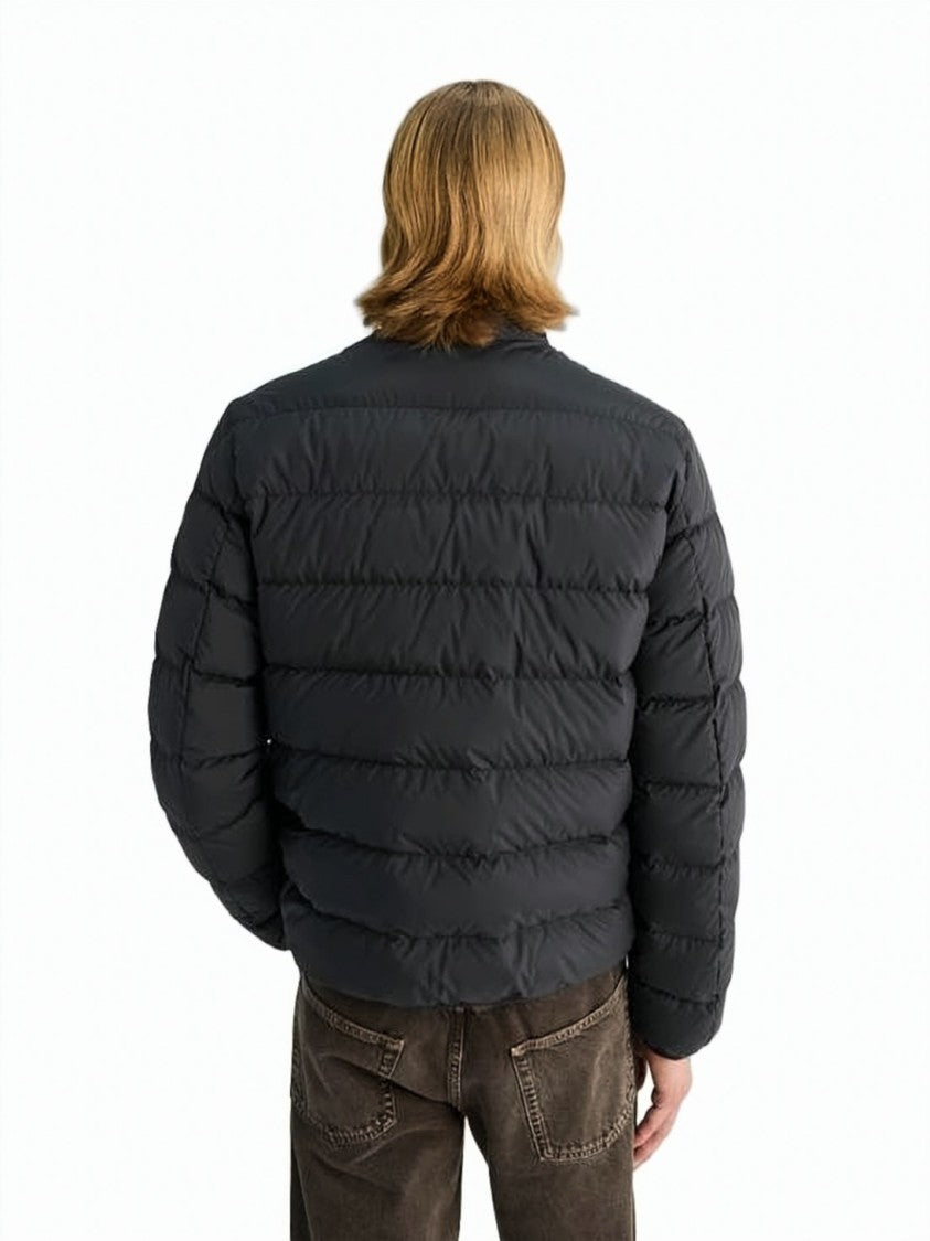 Moncler Quilted Padded Jacket With High Collar