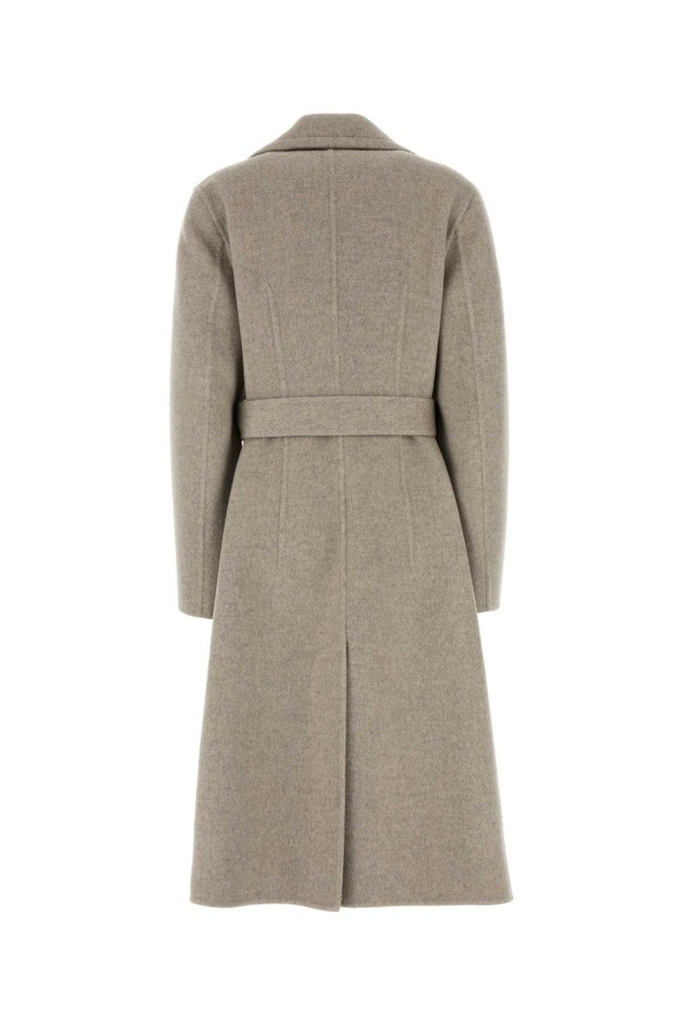 Bottega Veneta Dove Grey Cashmere Coat