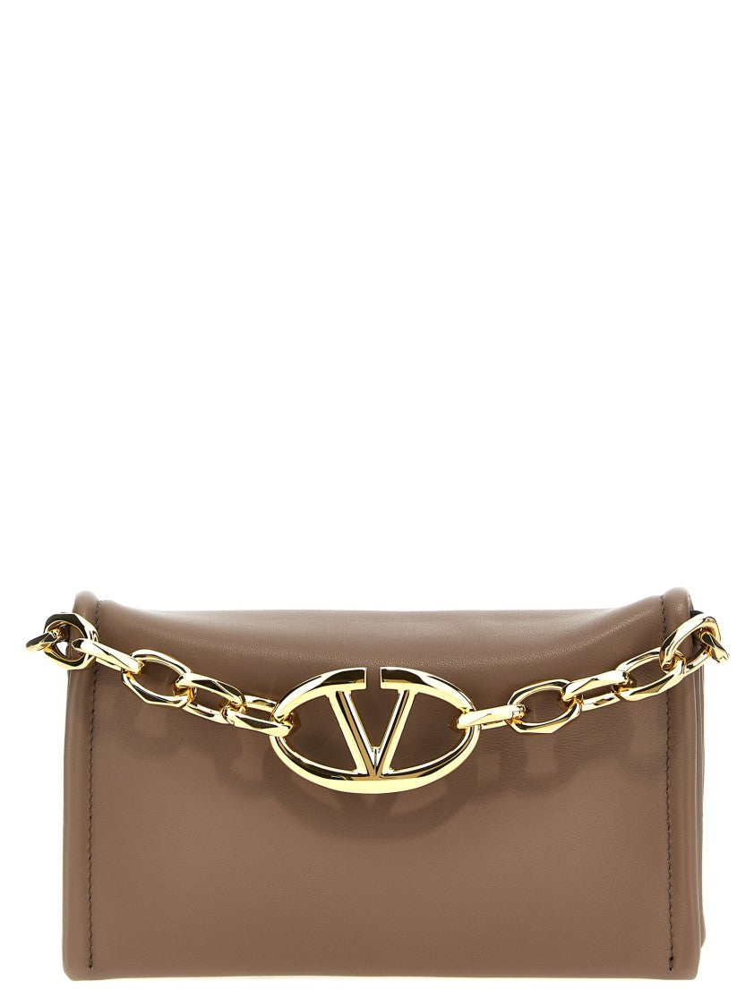 Valentino Garavani 'Vlogo Chain' Clutch Bag