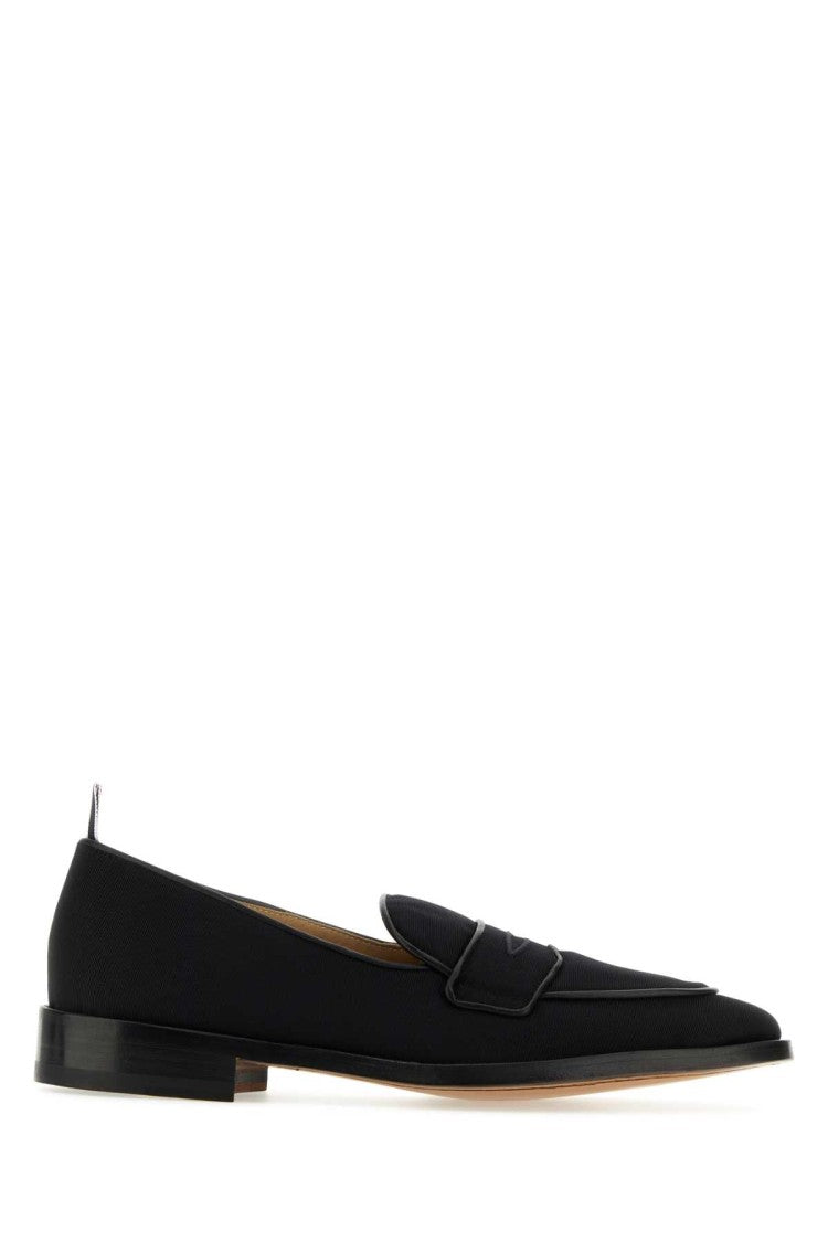 Thom Browne Midnight Blue Fabric Loafers