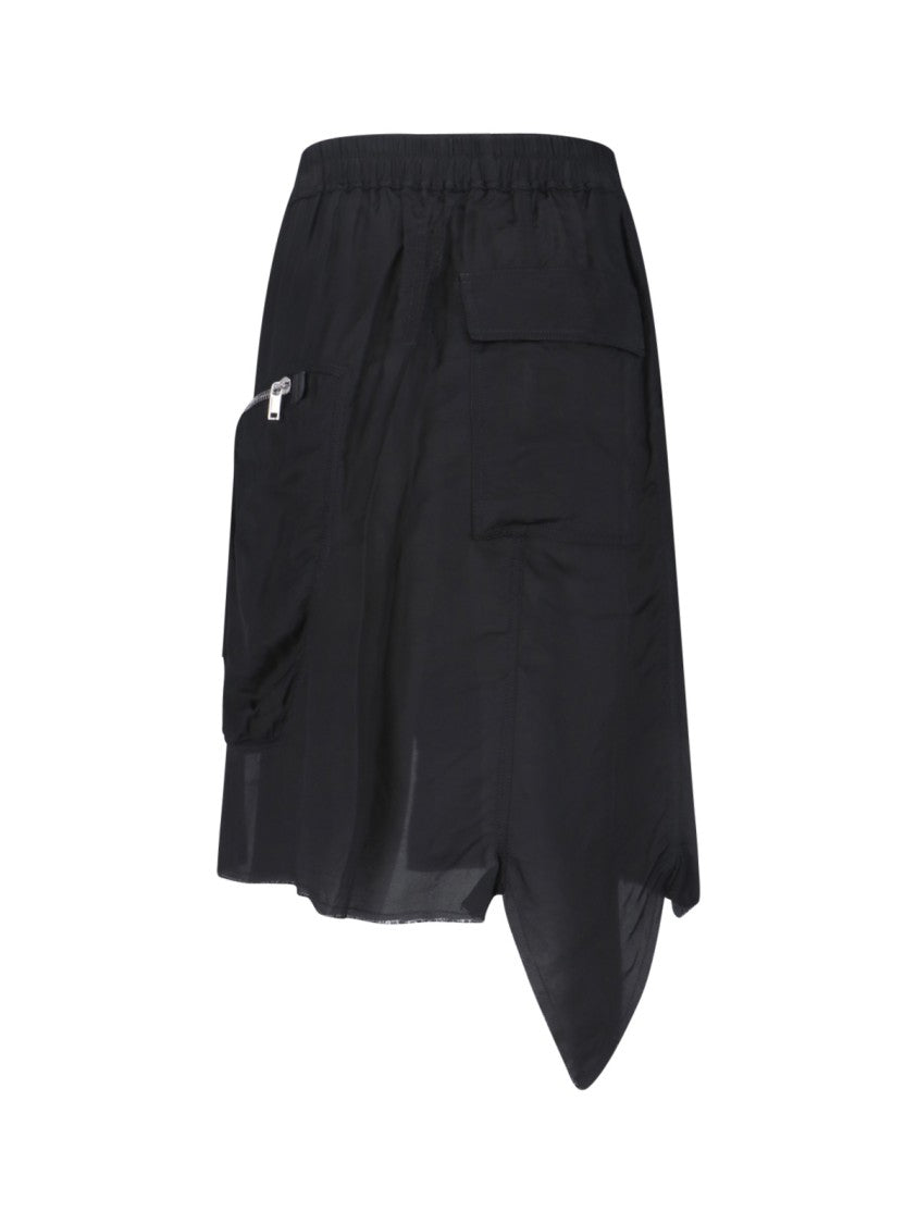 Rick Owens "Dracca" Skirt – Black