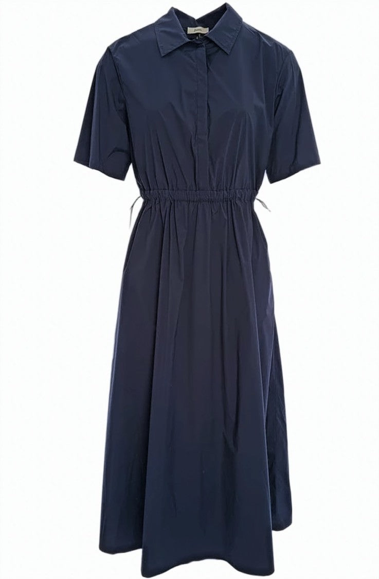 Herno Stretch Nylon Shirt Midi Dress