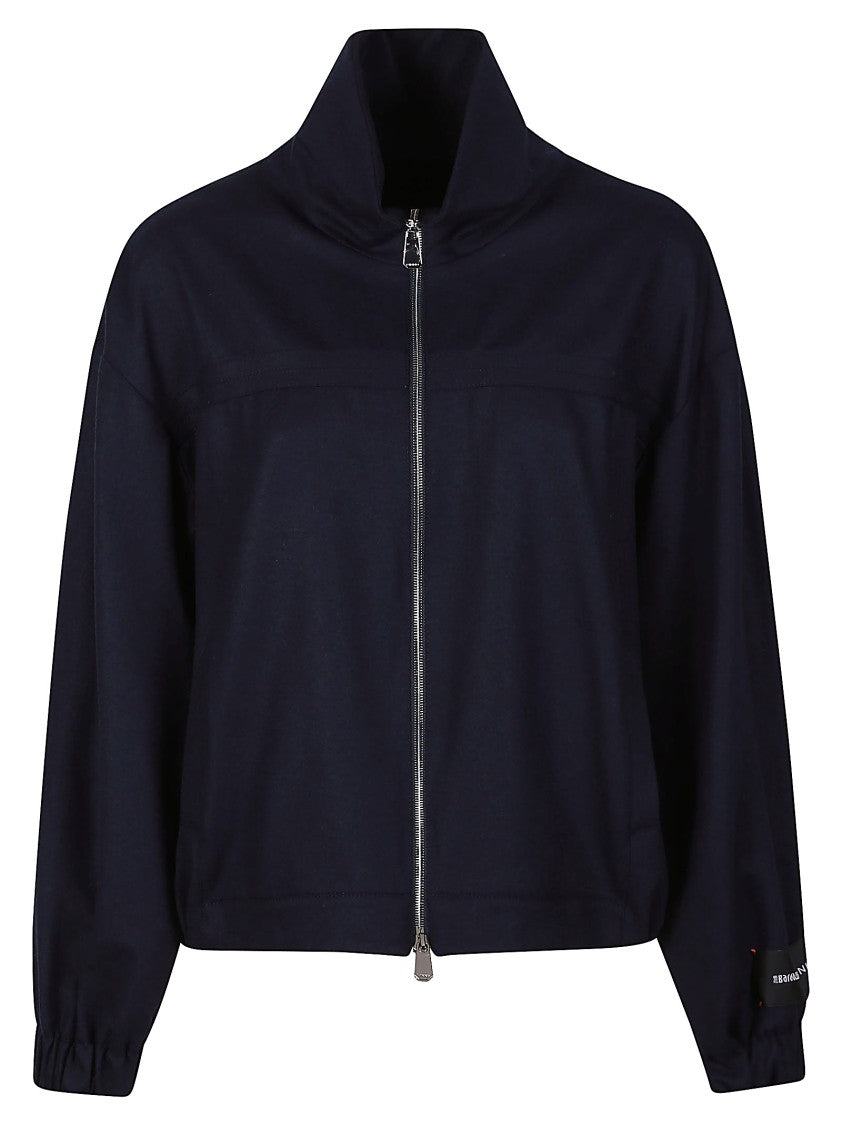 Pinko Barbaforte Cropped Boxy Bomber Jacket