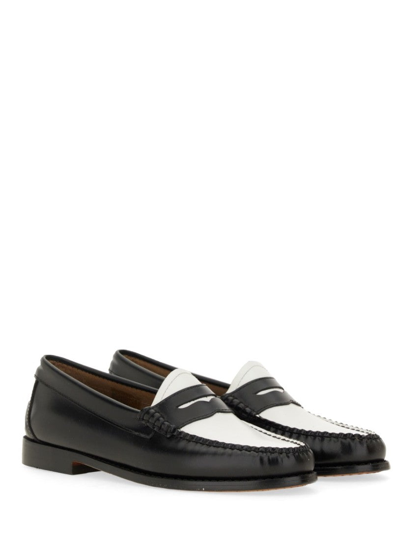 G.H. Bass Moccasin Weejuns Penny Loafers With Hand-Stitched Detailing