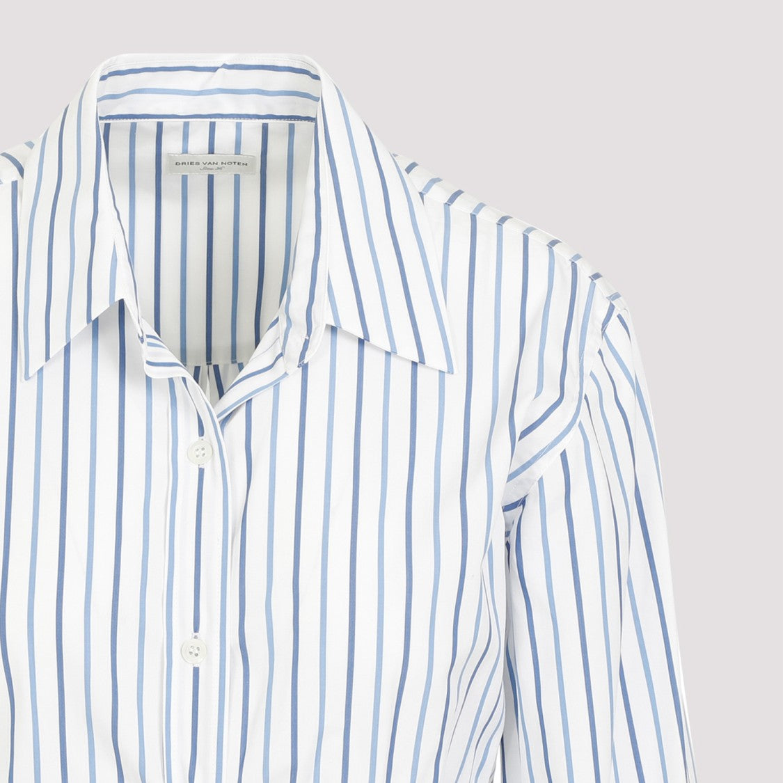 Dries Van Noten Light Blue Cotton Calbero Shirt