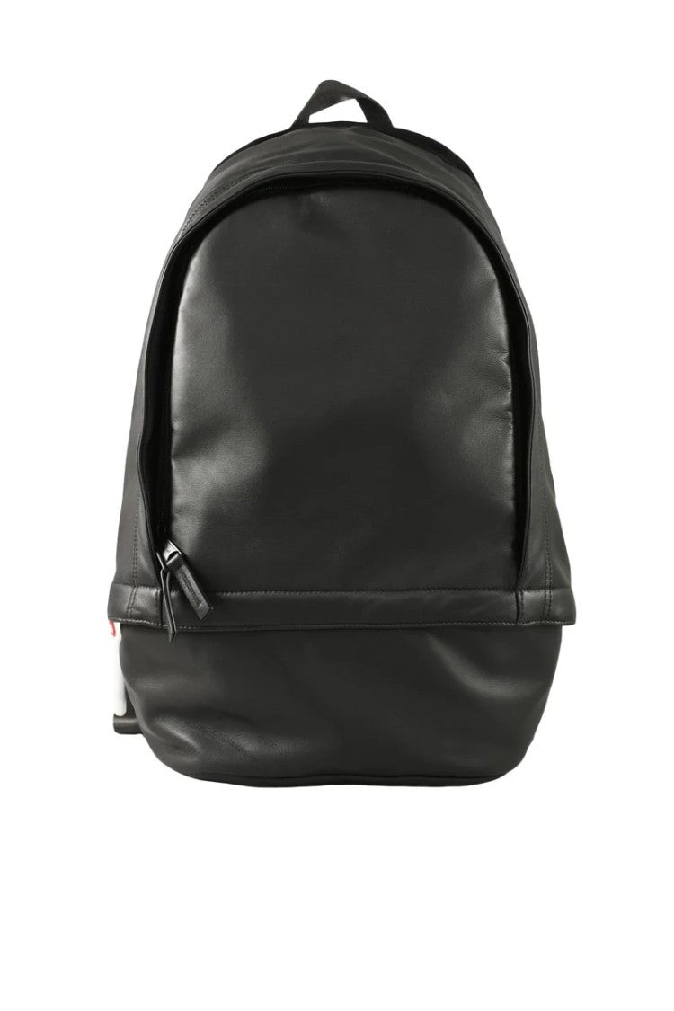 Diesel Leather/Polyester Backpack - Black