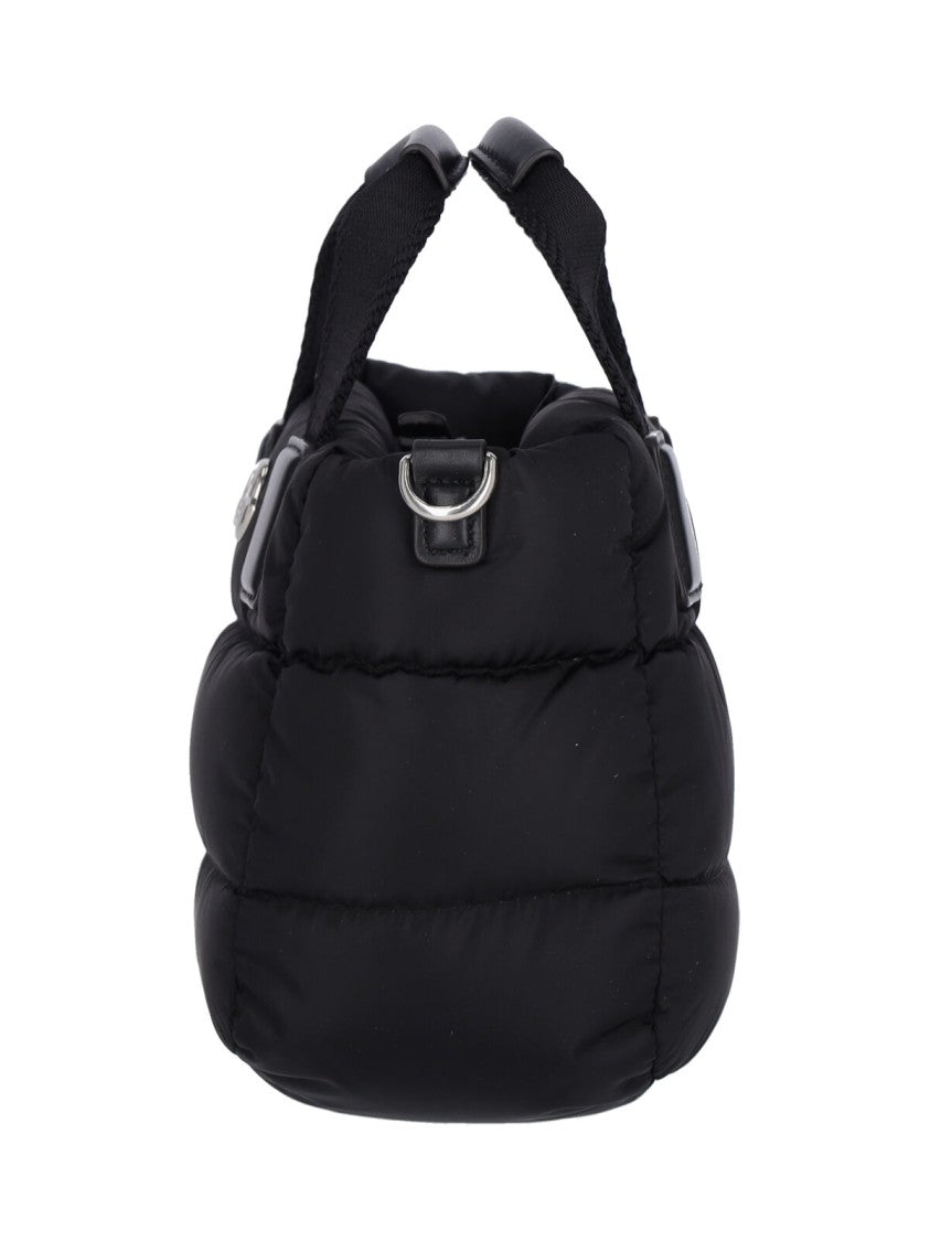 Moncler Micro Shoulder Bag With Quilted Design And Removable Strap