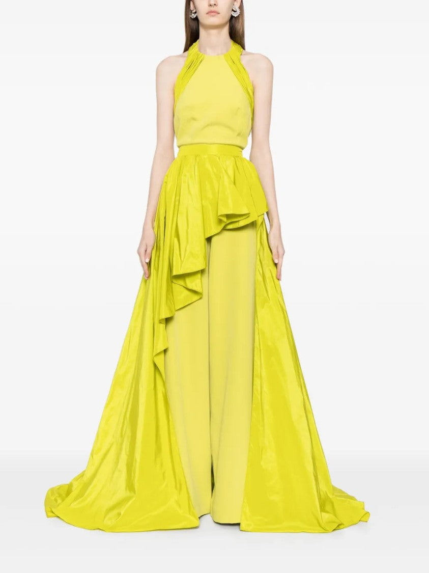 Saiid Kobeisy Detachable Overskirt Sleeveless Jumpsuit