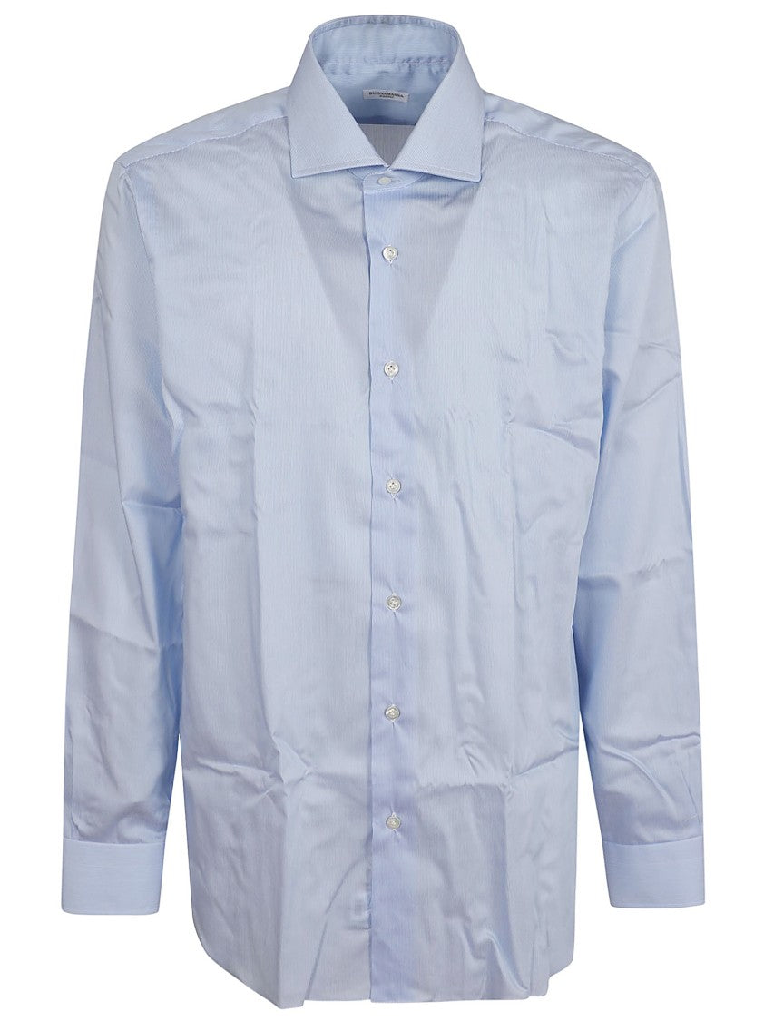 Buonamassa Blue Tailored Cotton Shirt