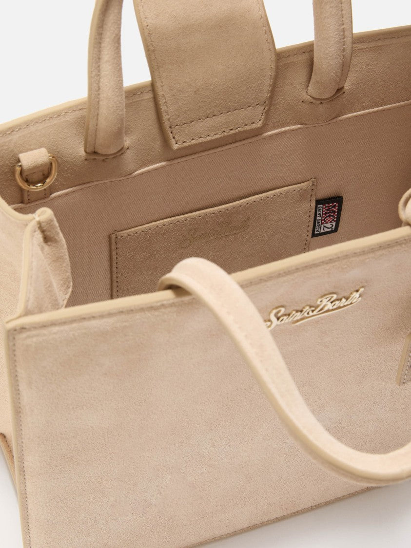 Mc2 Saint Barth Midi Structured Bag In Smooth Cow Leather